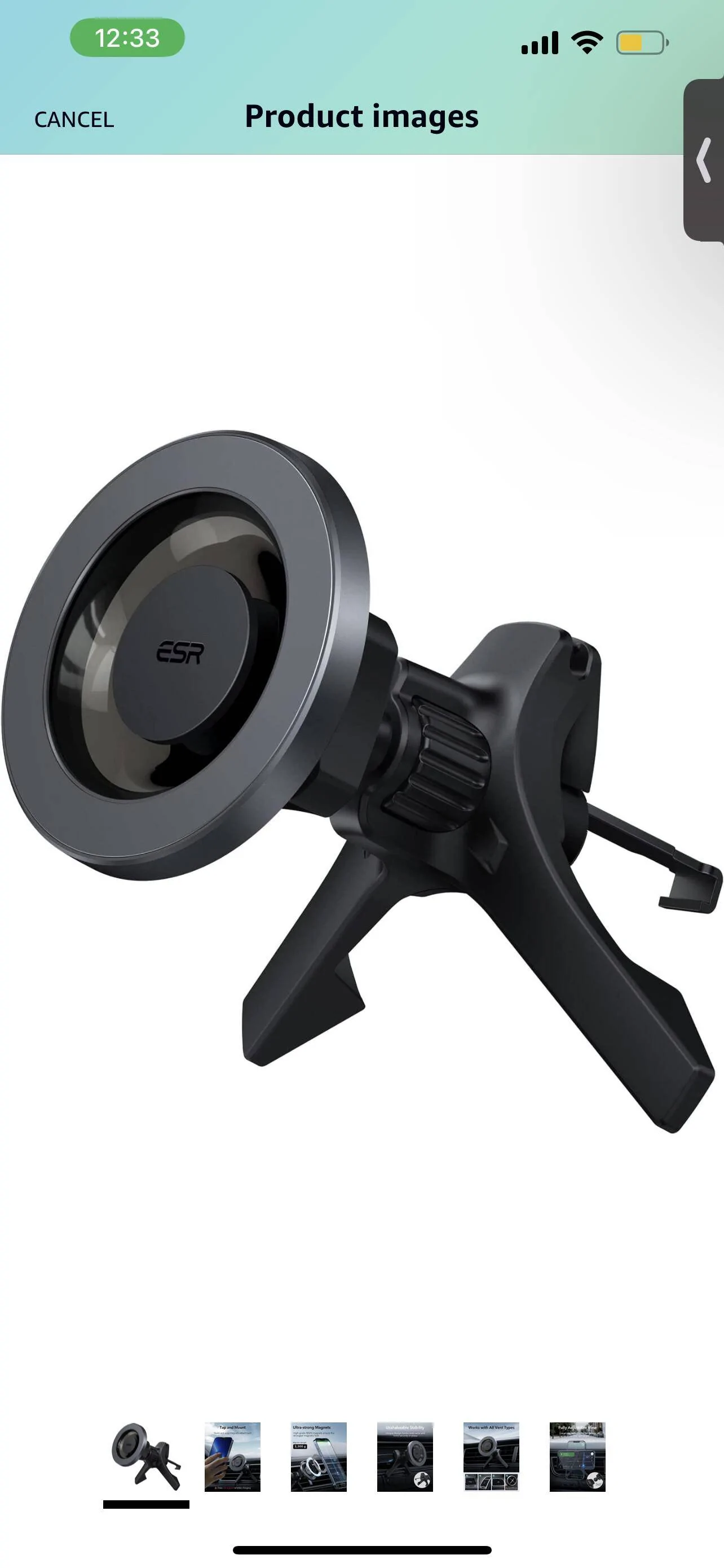 Porsche Taycan I know another post about car mount, but this vent mount is good 3C4C7AE7-321B-49F8-A8F6-C6645BE71277