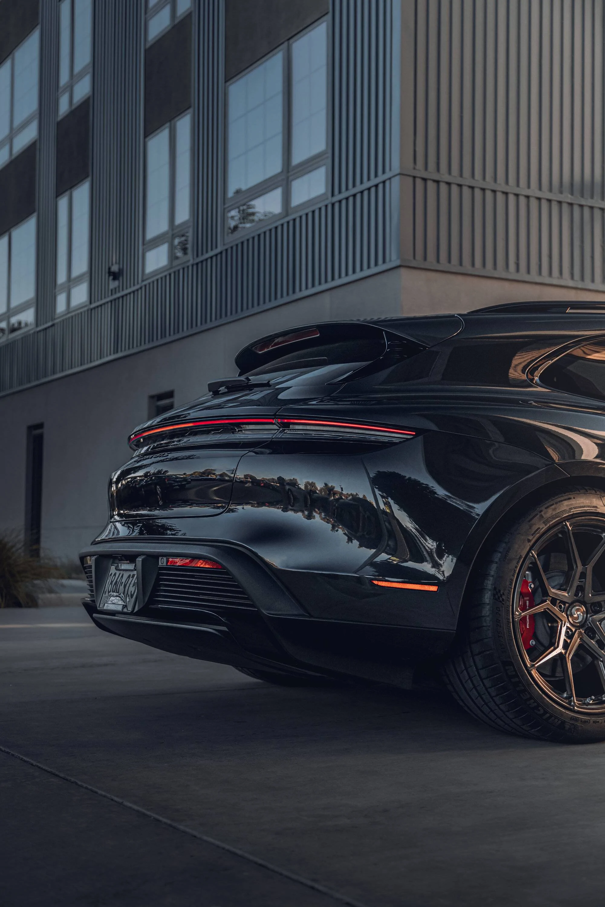 Porsche Taycan Terrance’s Taycan GTS Sport Turismo Adventures [Delivered!] SV706 Taycan Brushed Bronze Tinted21