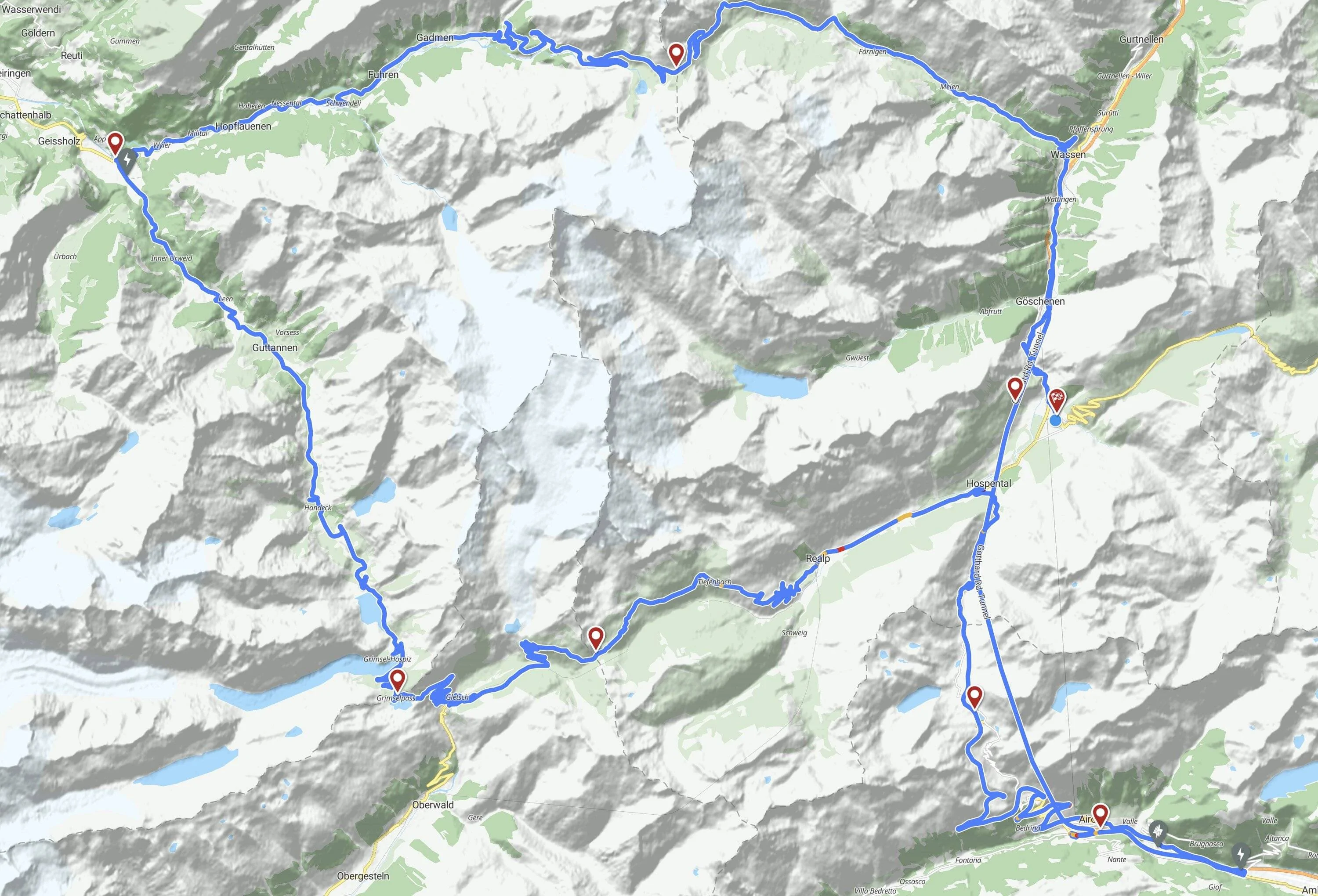 Porsche Taycan Taycan to the Alps 18-day road trip 2022 Screenshot 2022-09-06 at 20.01.54