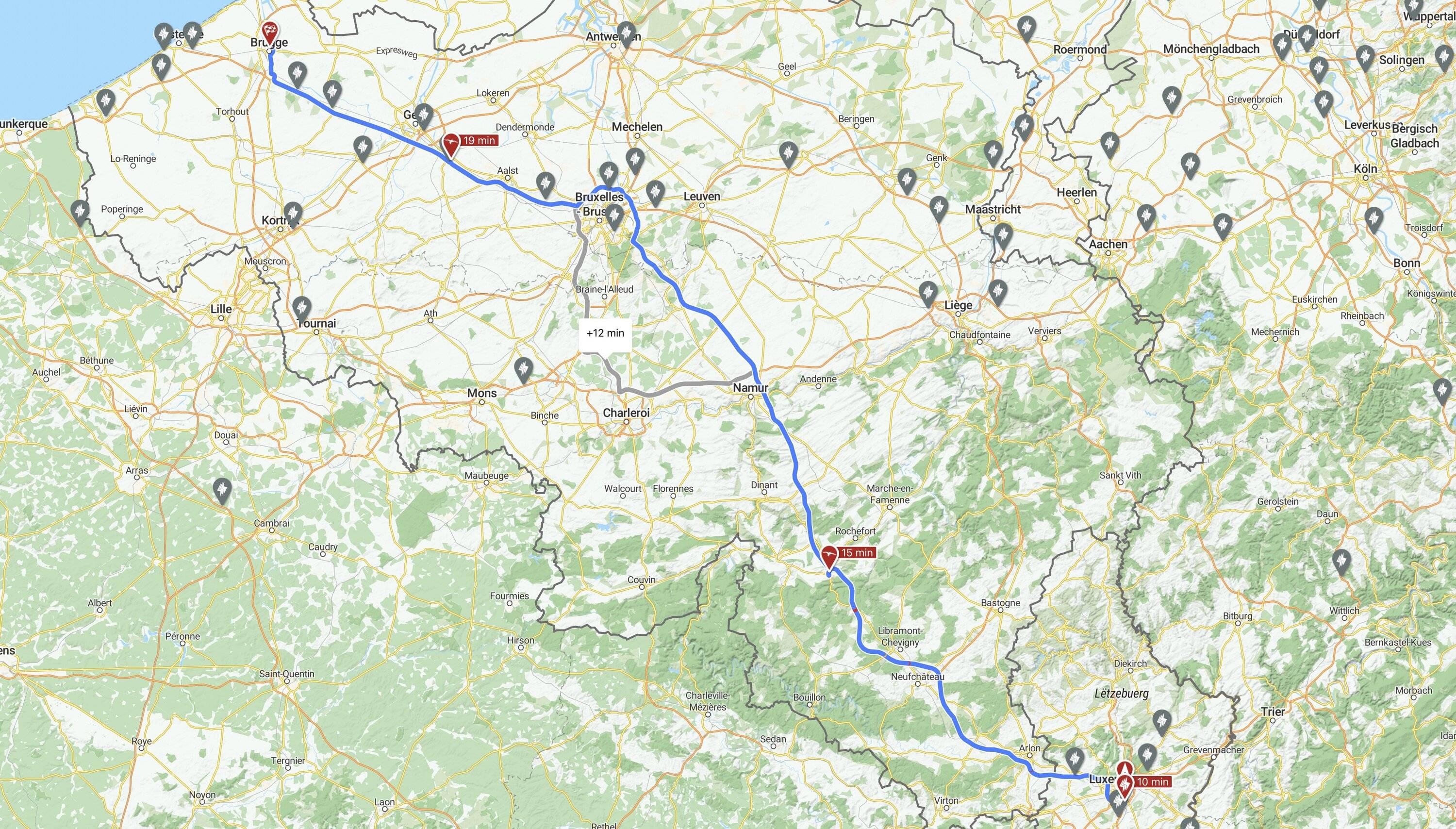 Porsche Taycan Taycan to the Alps 18-day road trip 2022 Screenshot 2022-09-10 at 18.38.36