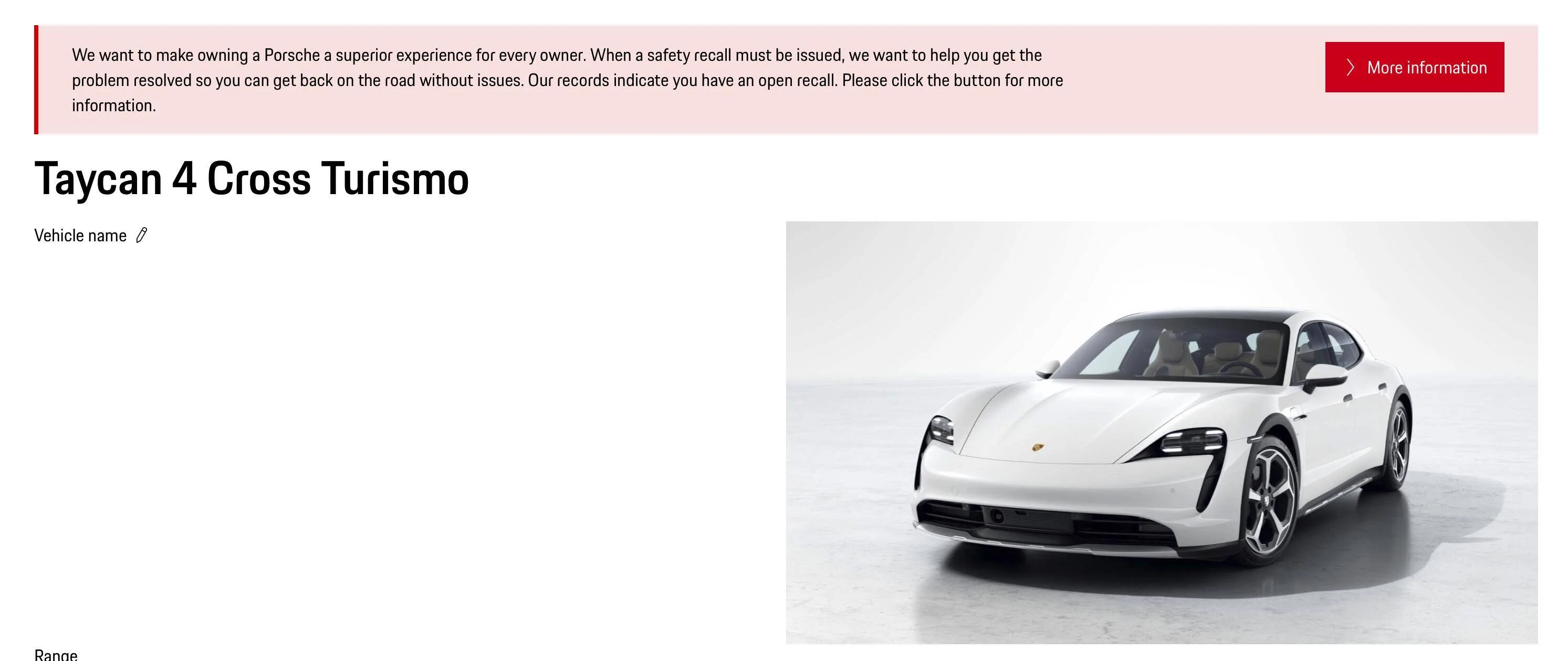Porsche Taycan Do I need the new software update? screenshot_1238