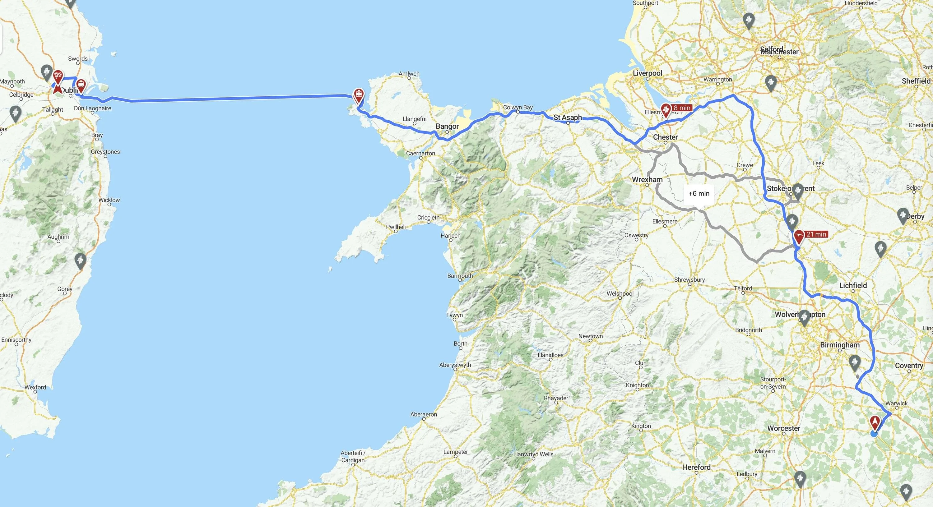 Porsche Taycan Taycan to the Alps 18-day road trip 2022 Screenshot 2022-09-12 at 10.31.43