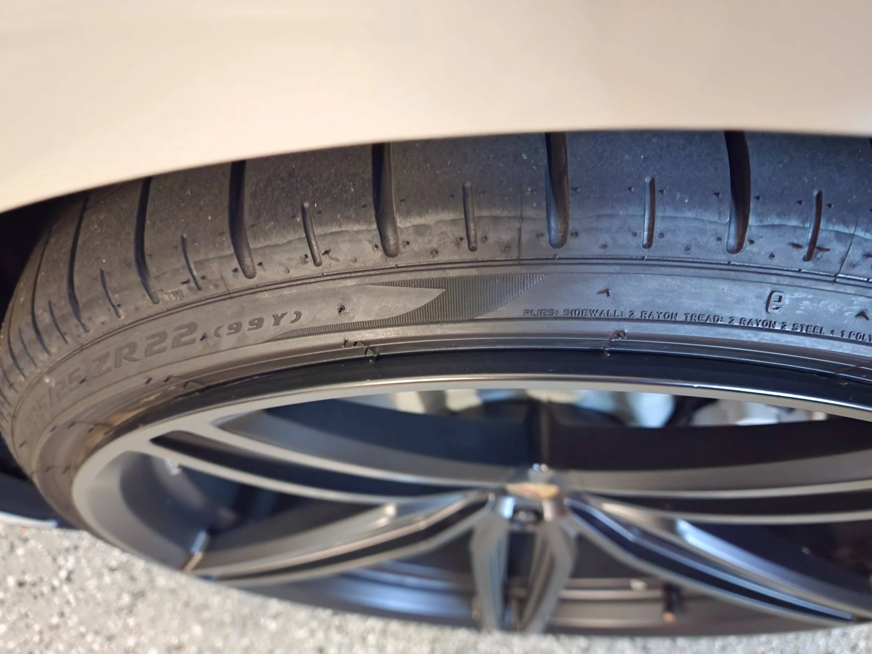 Porsche Taycan Need help with new 22 Inch Tire Sizes - MY20 Turbo 2022-09-13 12.56.59