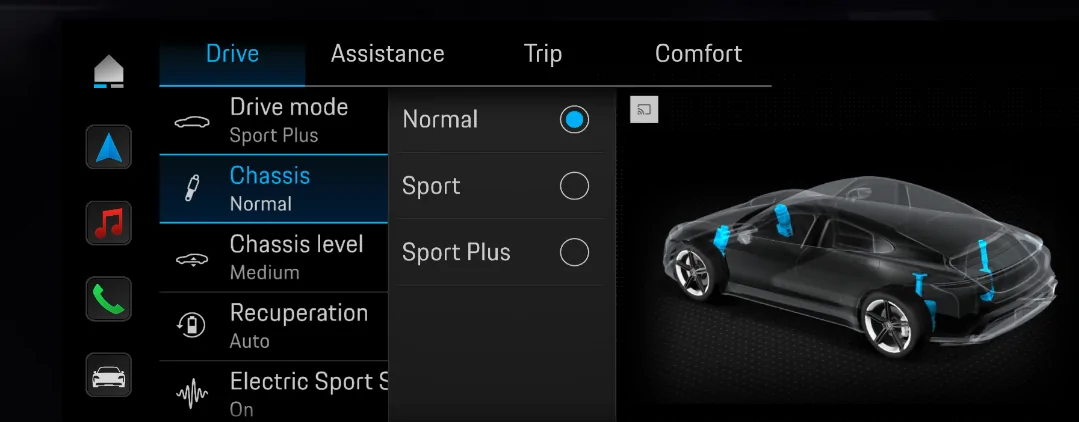 Porsche Taycan lowering e-tron GT Screenshot_20220914-084530