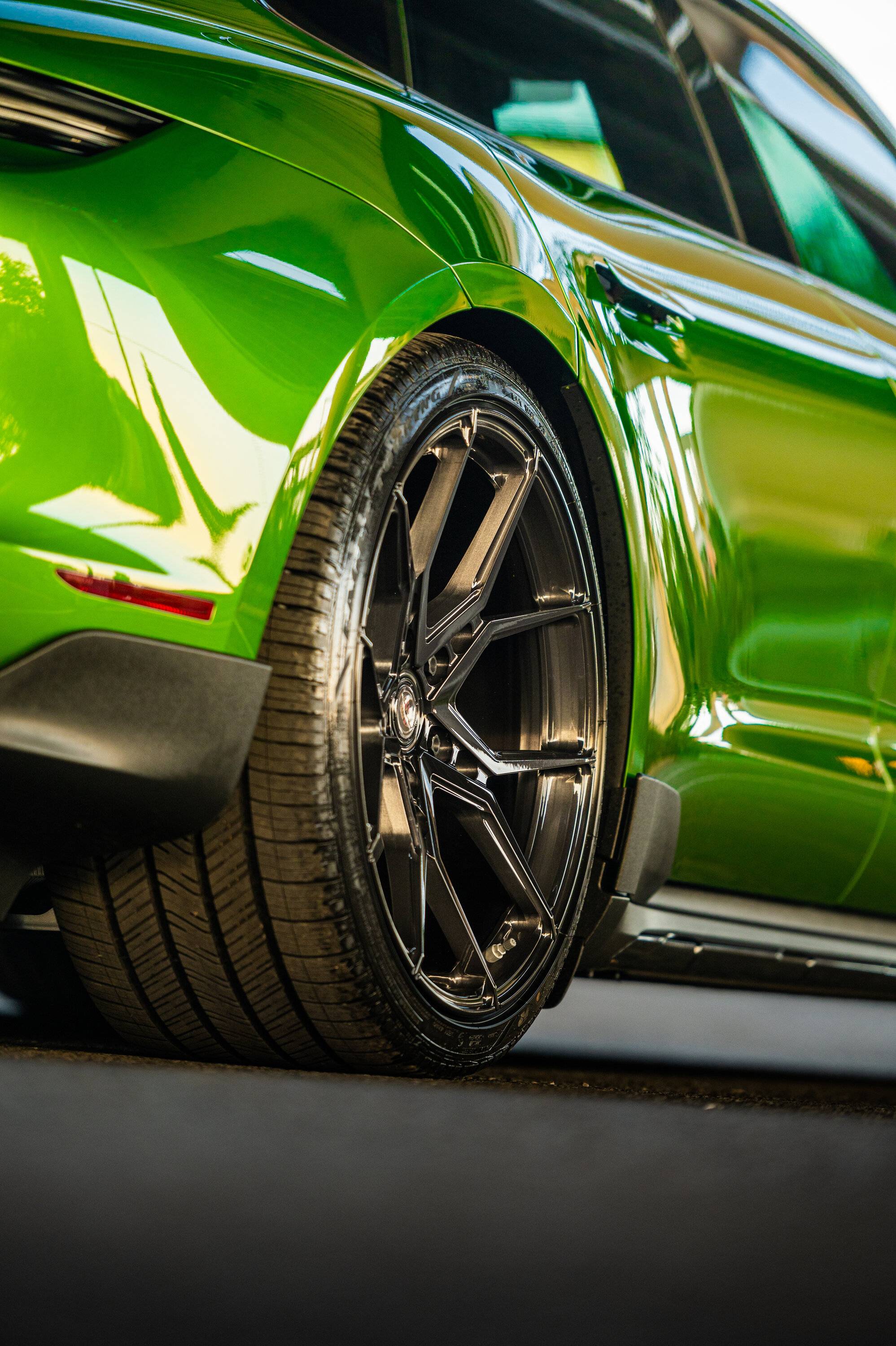 Porsche Taycan Signature Wheel - Now Here For The Taycan! SV706 Taycan Brushed Triple Black Tinted1