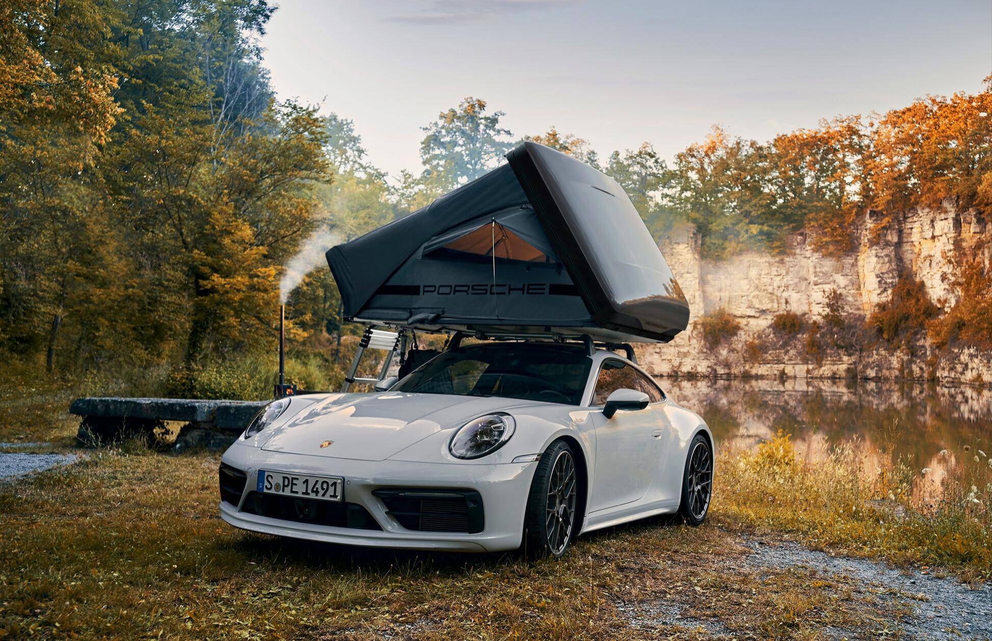 Porsche Taycan Taycan camping Screen Shot 2022-09-18 at 3.45.47 PM