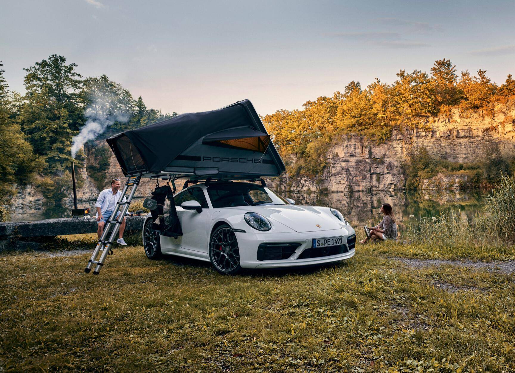 Porsche Taycan Taycan camping Screen Shot 2022-09-18 at 3.45.56 PM