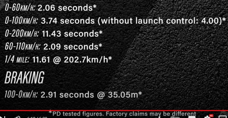 Porsche Taycan Taycan 4S vs GTS GTS times
