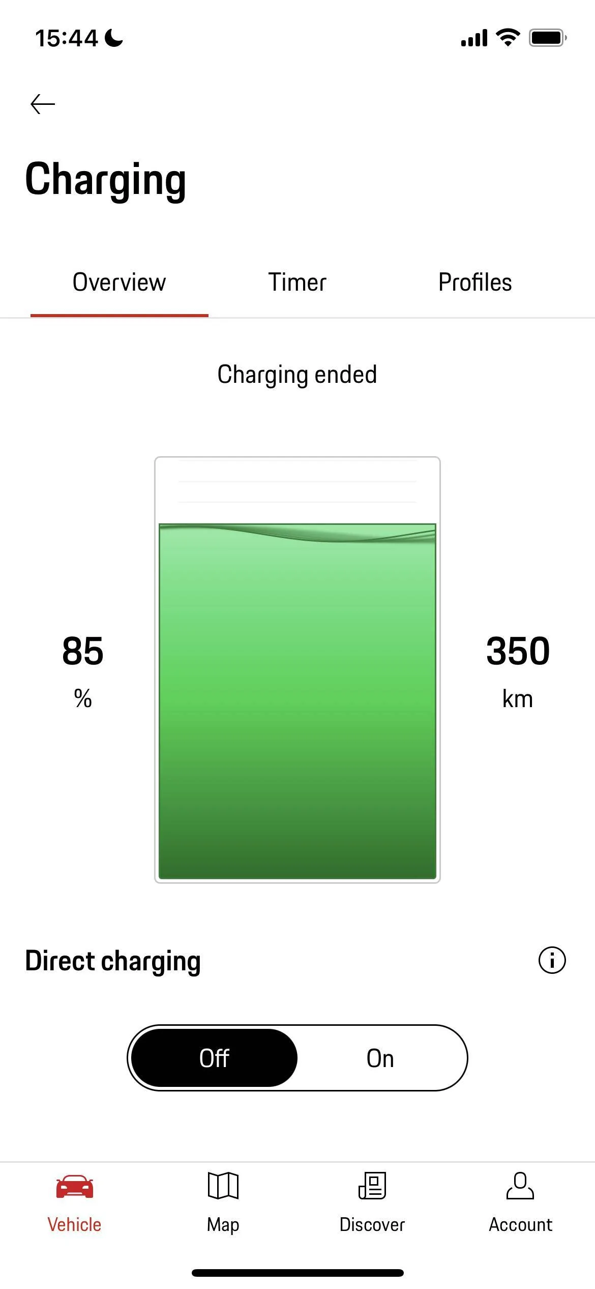 Porsche Taycan how to charge immediately but to 85% only? IMG_3820