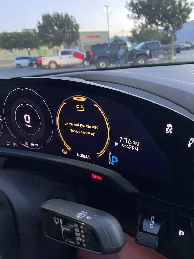 Porsche Taycan Electrical system fault/error IMG_6904 copy