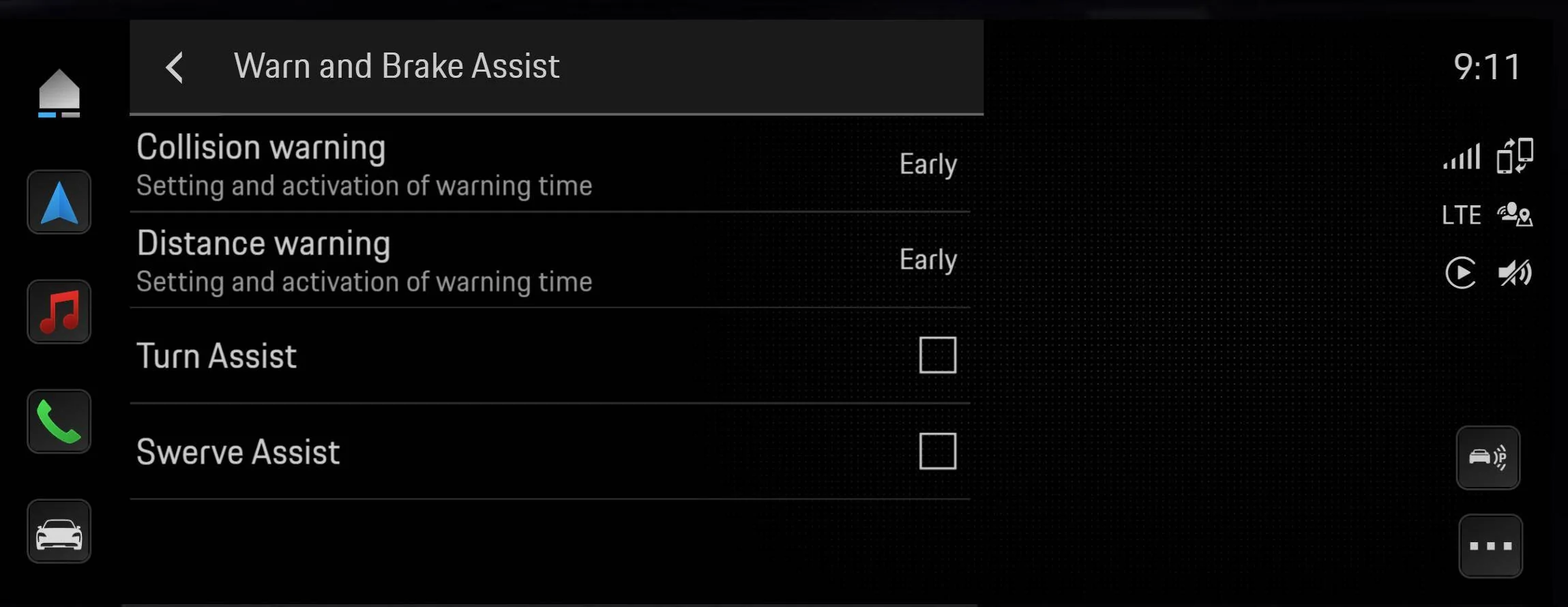 Porsche Taycan how to turn off emergency braking while in reverse? 1663939713905
