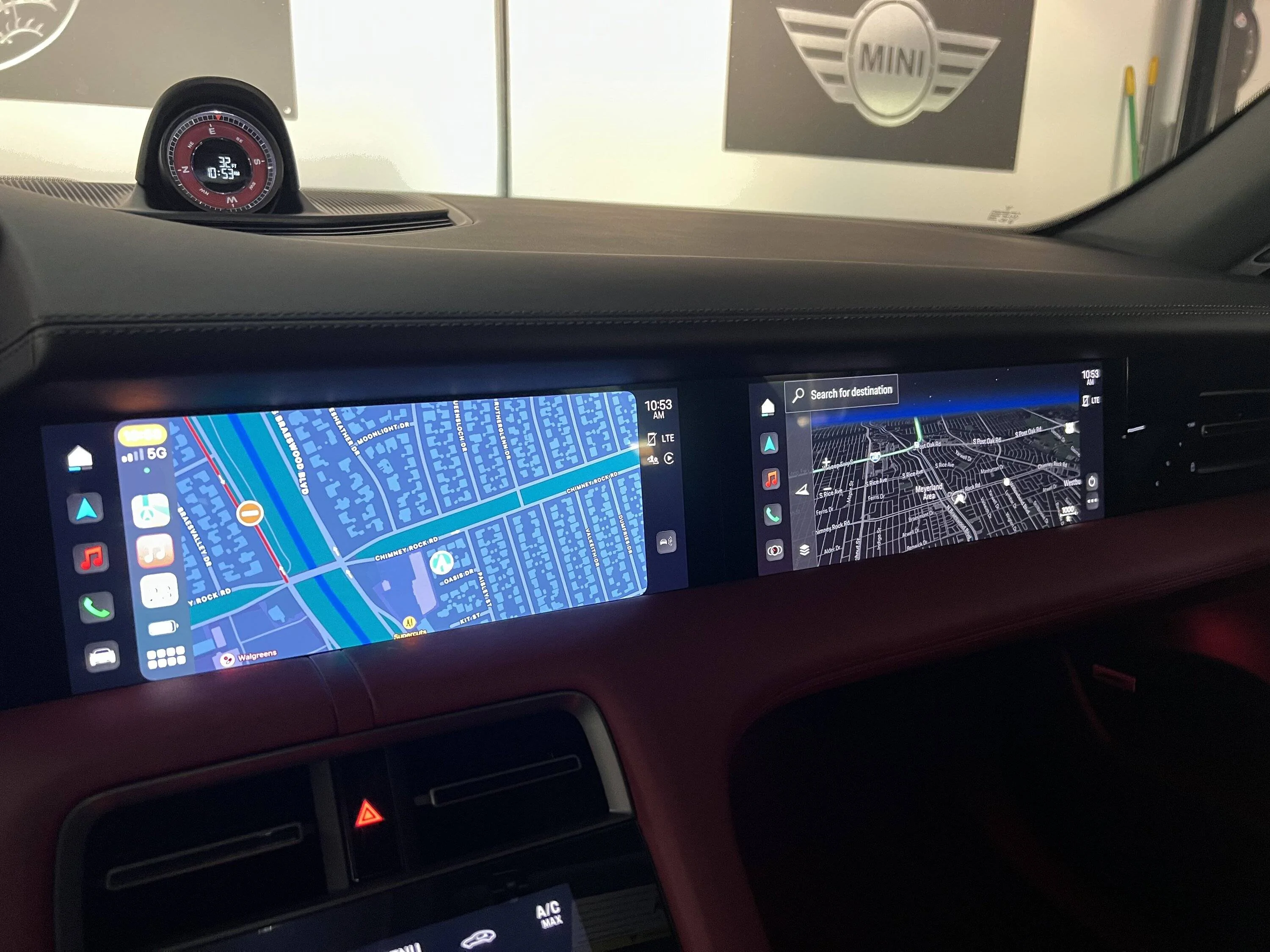 Porsche Taycan Passenger Display functionality with ANA6 PCM update IMG_6893