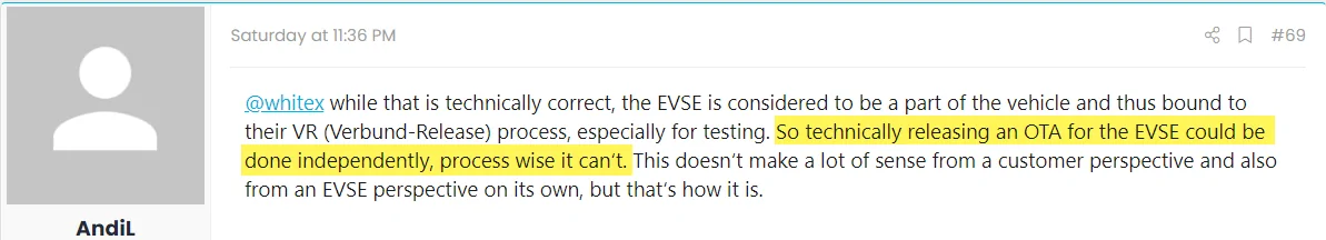 Porsche Taycan [North America] - this is getting embarrassing - Porsche nerfing/neutering the PMCC via OTA update? 1664346703674