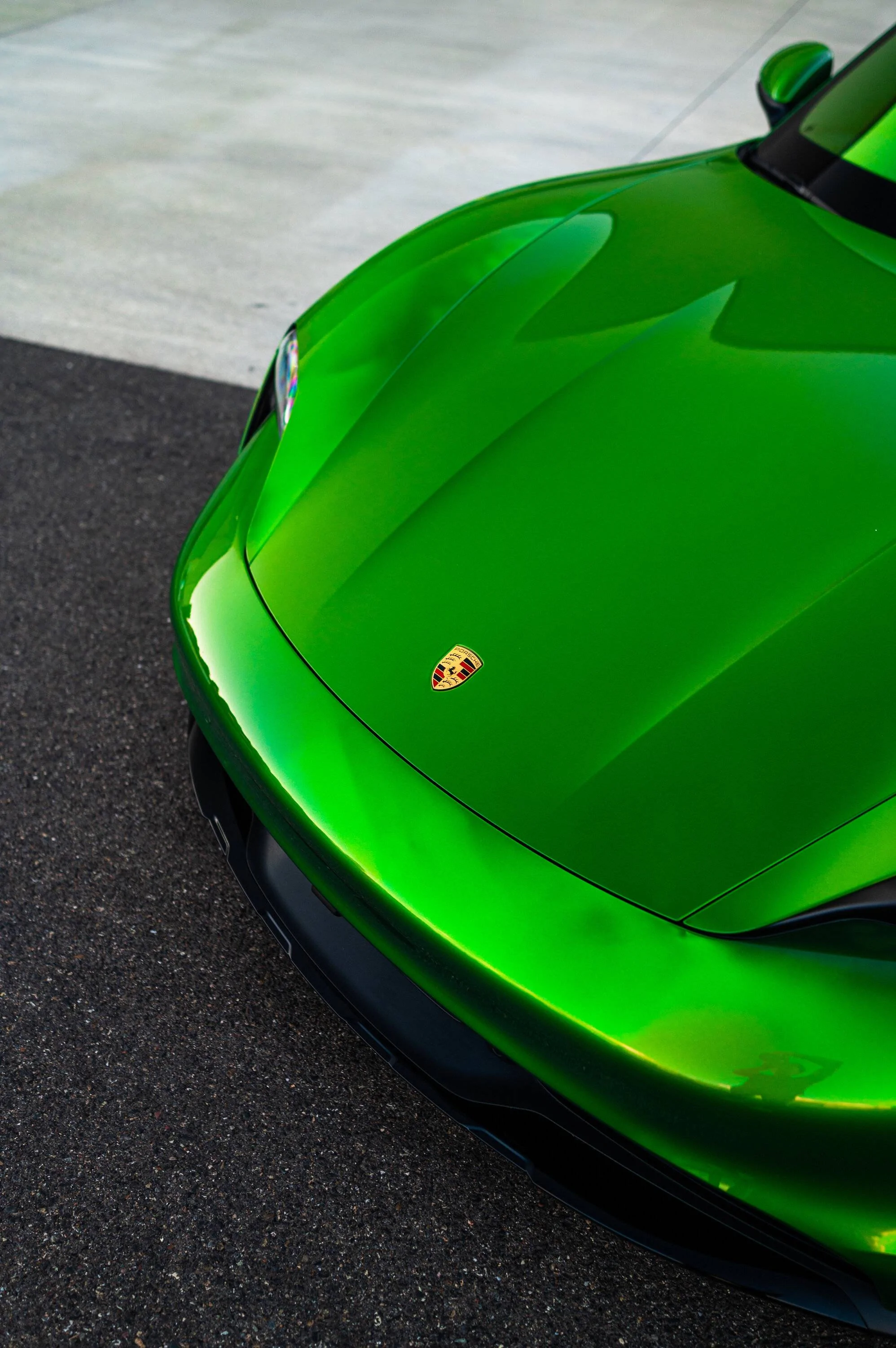 Visceral's Mamba Green Metallic Taycan Cross Turismo w/ Signature