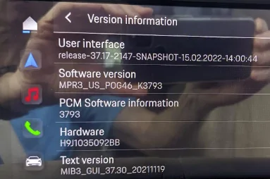 Porsche Taycan How do I know if a Taycan has had software updates 1664476763316