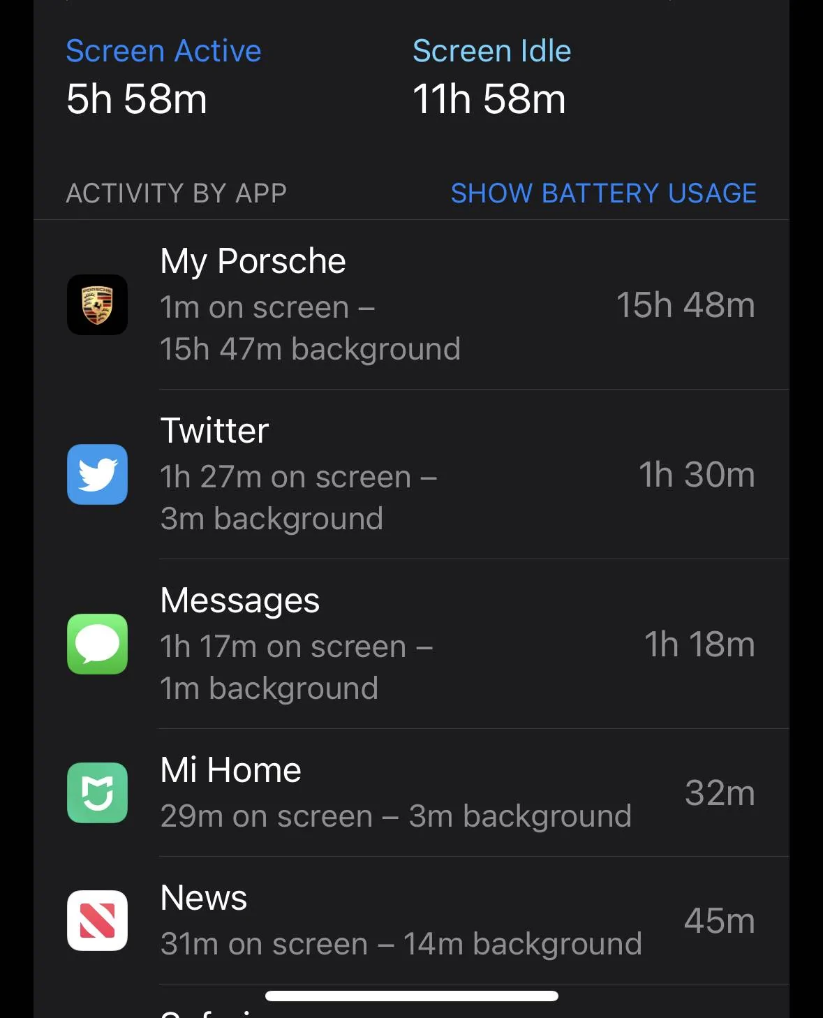 Porsche Taycan My Porsche App Eating iPhone Battery? 14392D73-268F-4260-92A5-A2BAD8097001