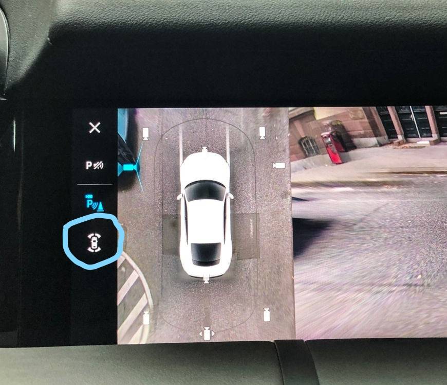 Porsche Taycan Any way to change rear camera view? 1664856355106