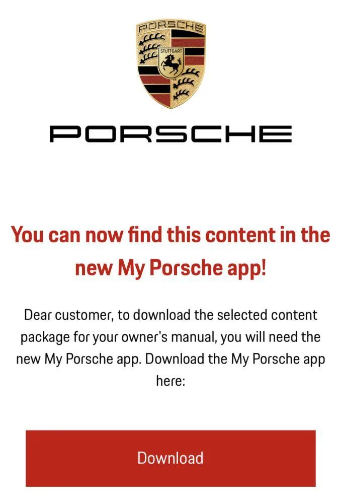 Porsche Taycan What happened to Good To Know App information? 1664870606083