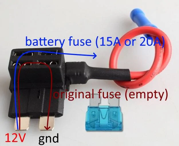 Porsche Taycan Blackvue DR900X dashcam+ battery B124X installation fuse-ta
