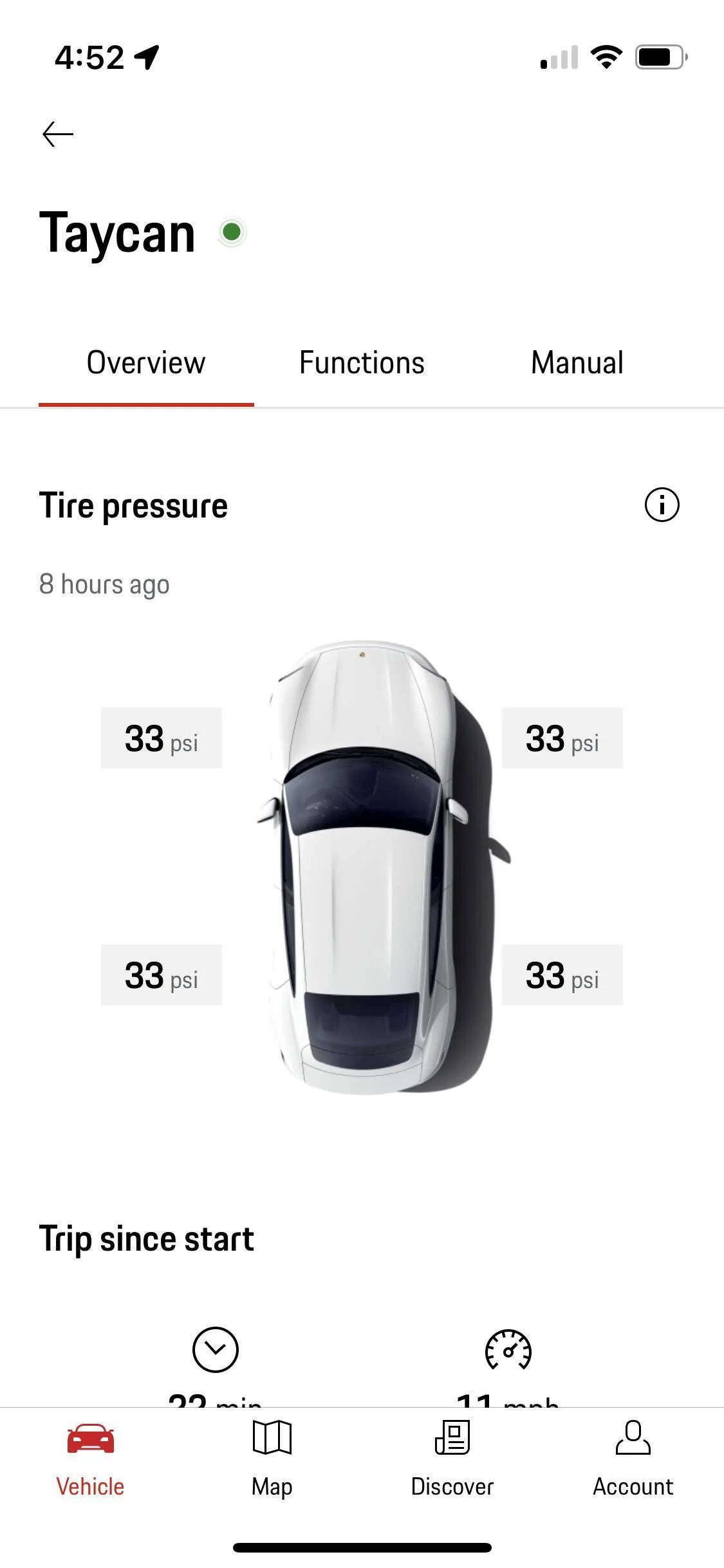 Porsche Taycan Correct recommended tire pressure for original Continental 20-inch all-season tires? B1F97687-275A-4A0A-9F86-AB7110AD66CE