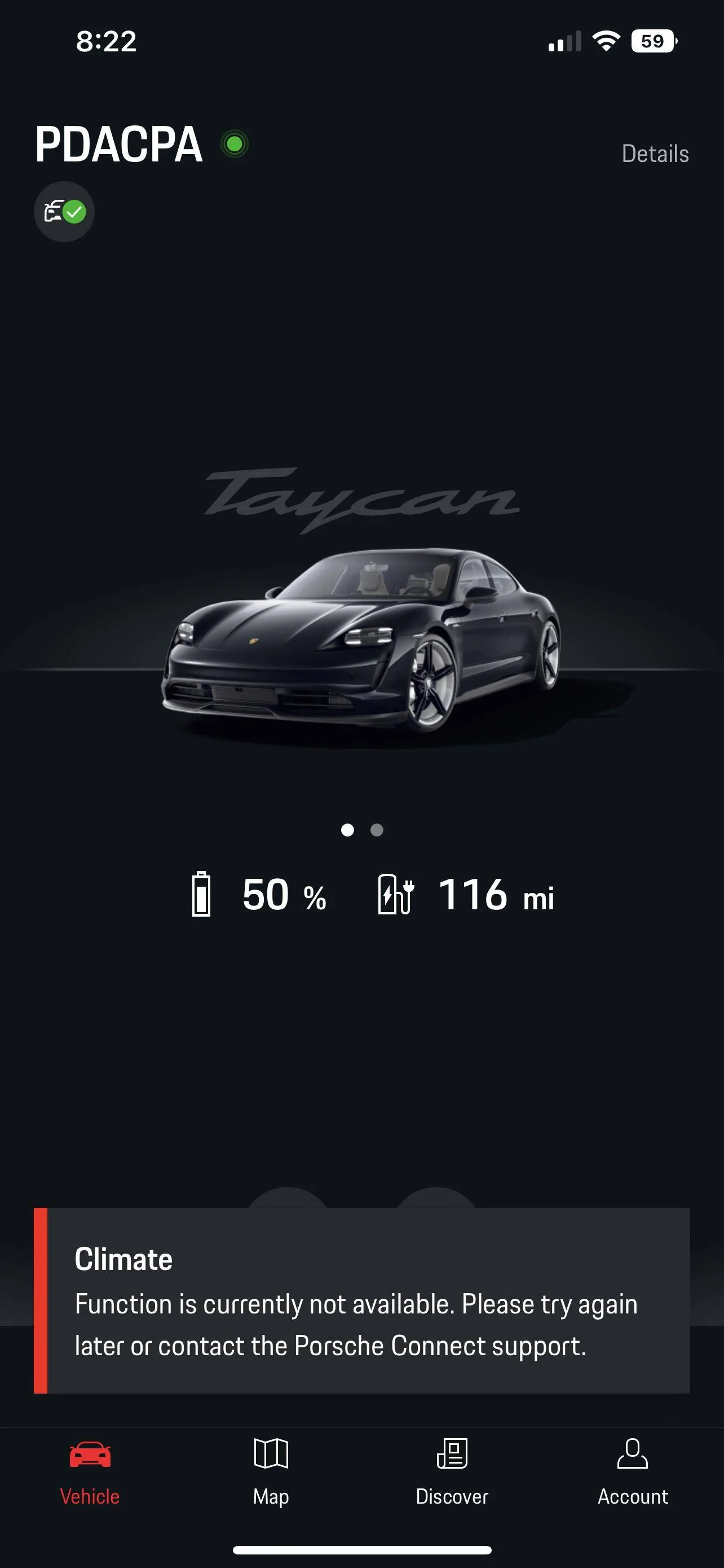 Porsche Taycan Different AC Issue AC Issue My Porsche IMG_3163