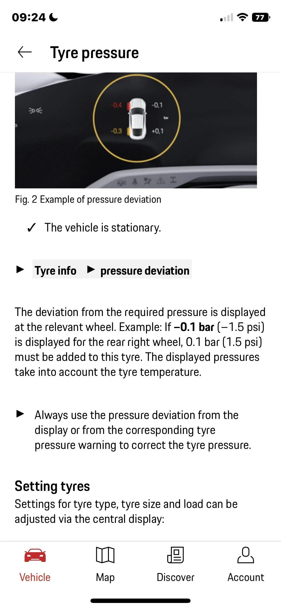 Porsche Taycan Correct recommended tire pressure for original Continental 20-inch all-season tires? ADE75C55-907D-4E32-8658-CC1112DC5257