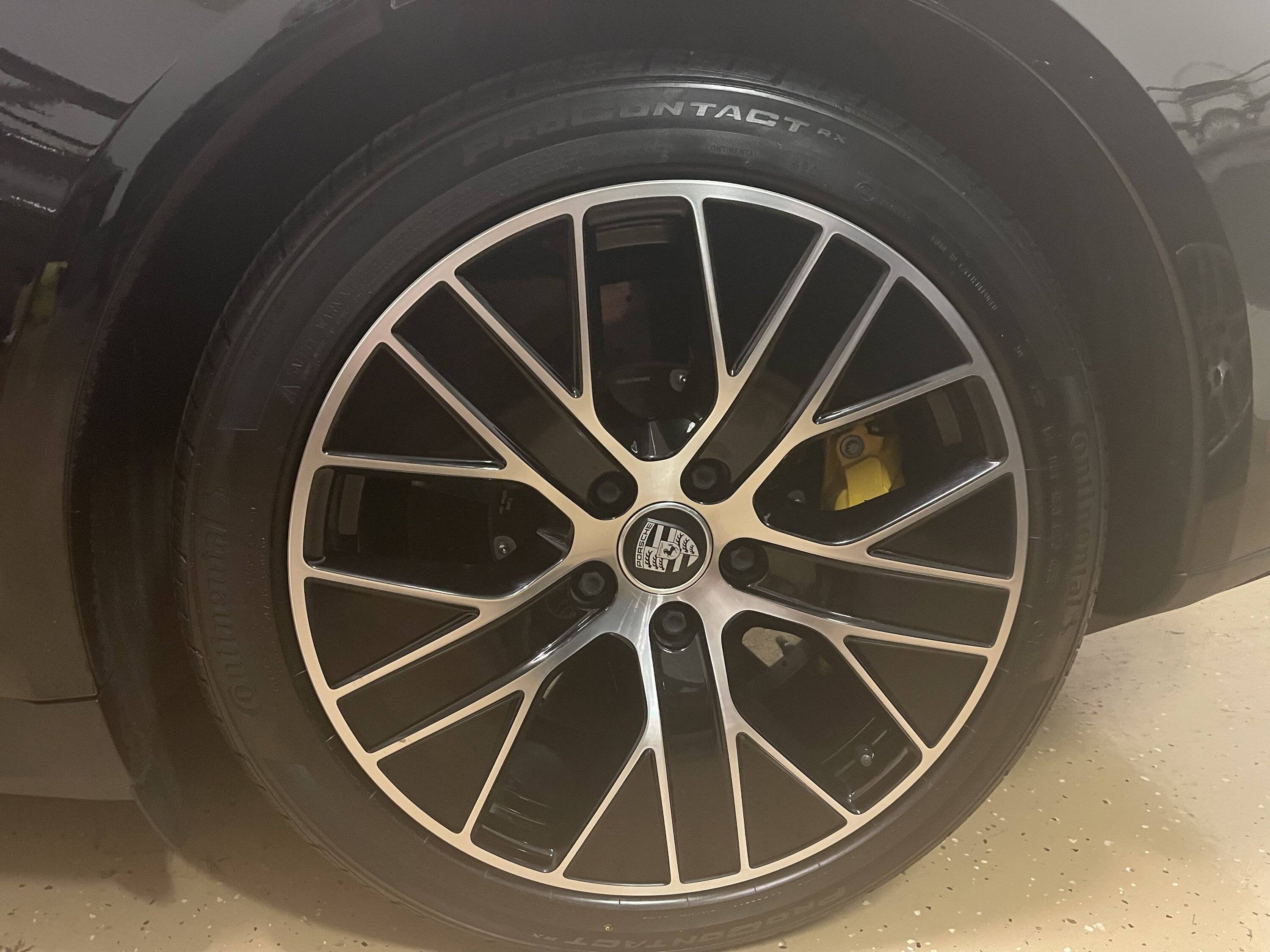 Porsche Taycan Chicago area. Turbo Aero 20 inch wheels with Continental AS tires. $3K 52CB3E00-9C25-4C5A-B110-F064A006A7F7