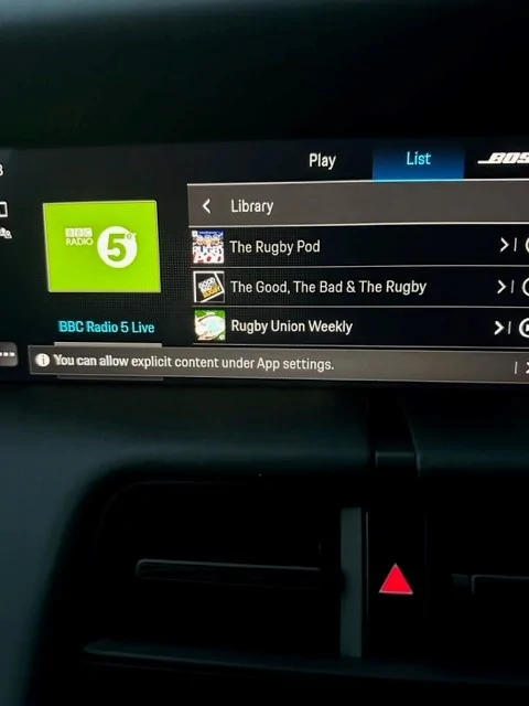Porsche Taycan Podcast bug PodCast