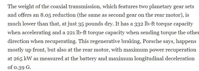 Porsche Taycan Auto Regen vs Off Regen
