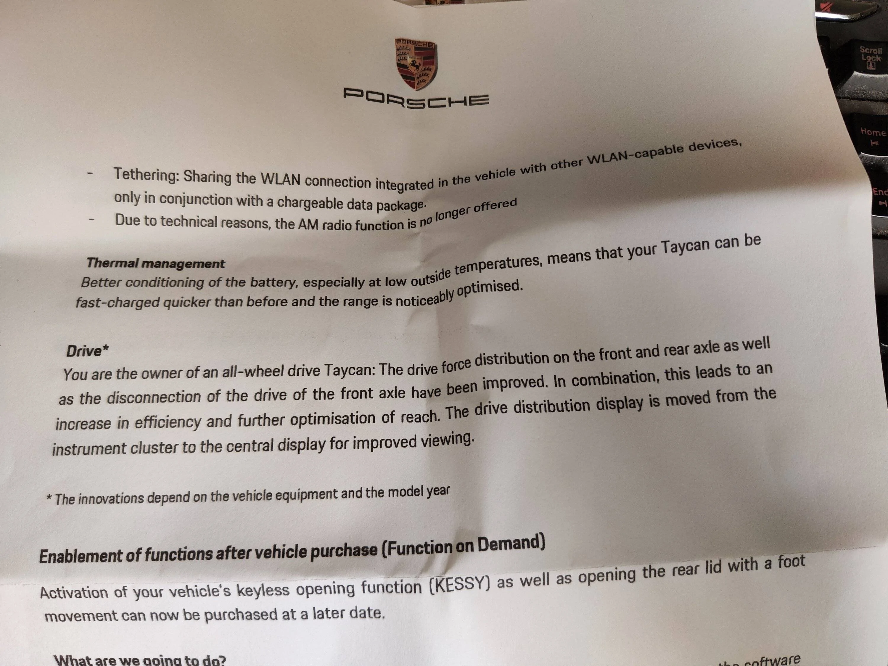 Porsche Taycan Just Received Invite for 19.0.1 update IMG_20221007_090123