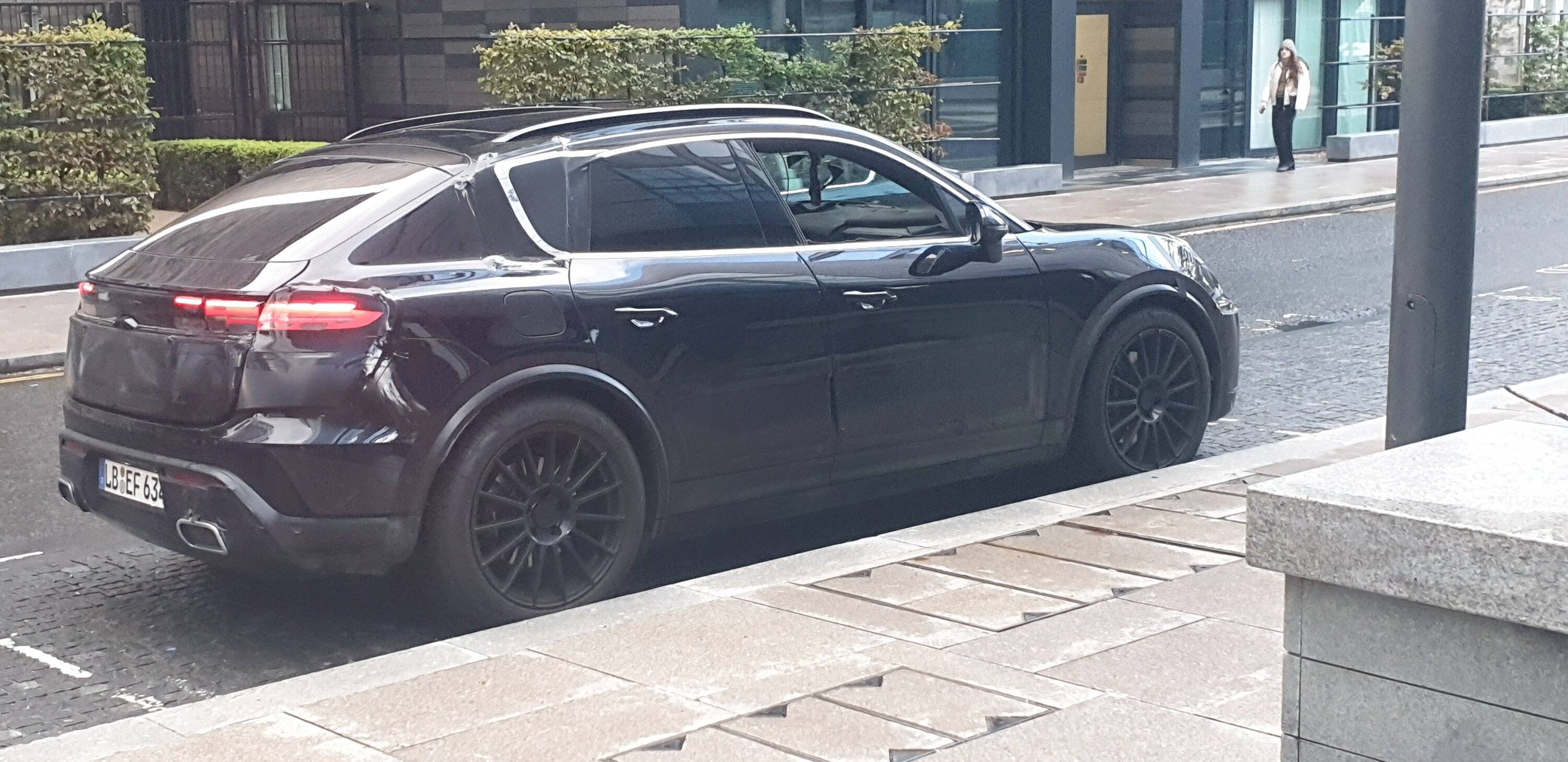 Porsche Taycan Spotted: Macan EVs break cover in Edinburgh! 20221007_090535