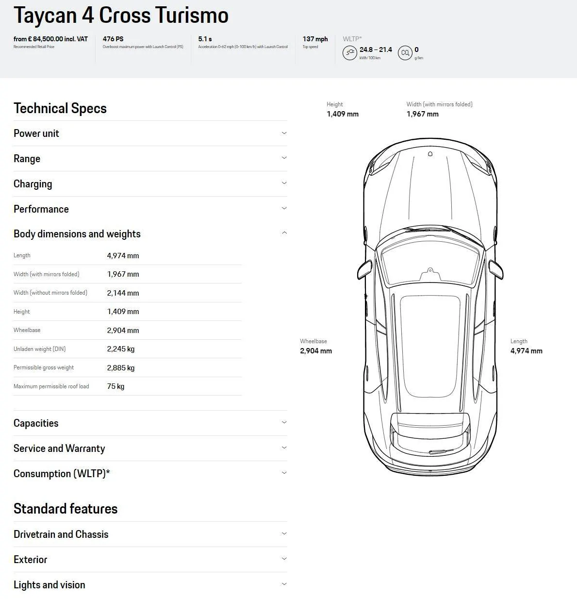 Porsche Taycan Definitive Source For Curb Weight? 1665395157494