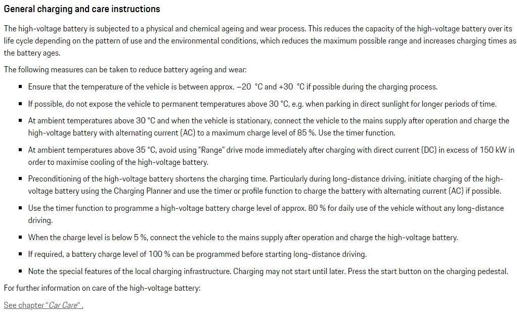 Porsche Taycan Charging patterns 1665403459550