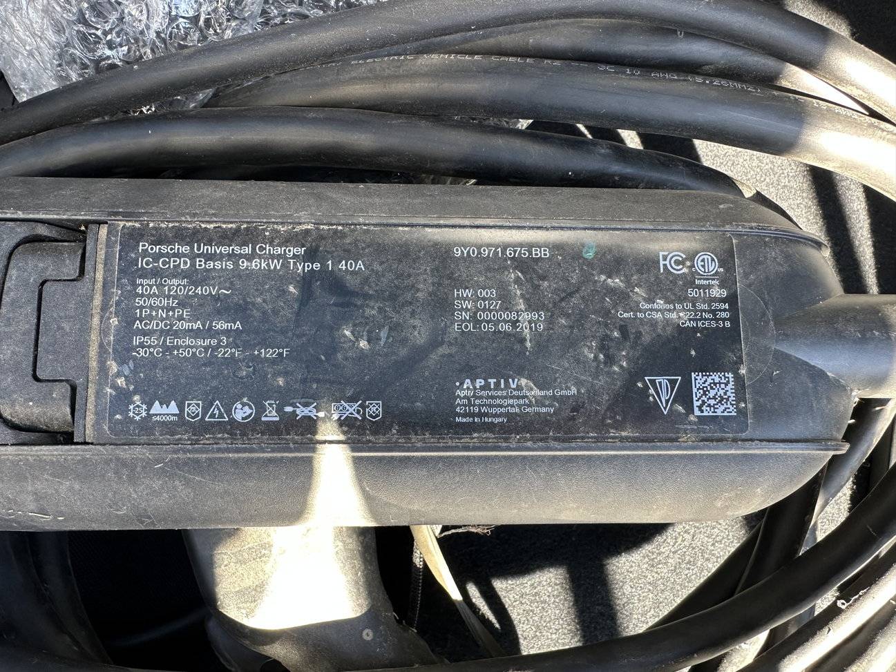 Porsche Taycan Need a Class Action Lawsuit - Porsche Mobile Charger C3EAC73C-7B2B-40D4-A8E3-63016B3BF038