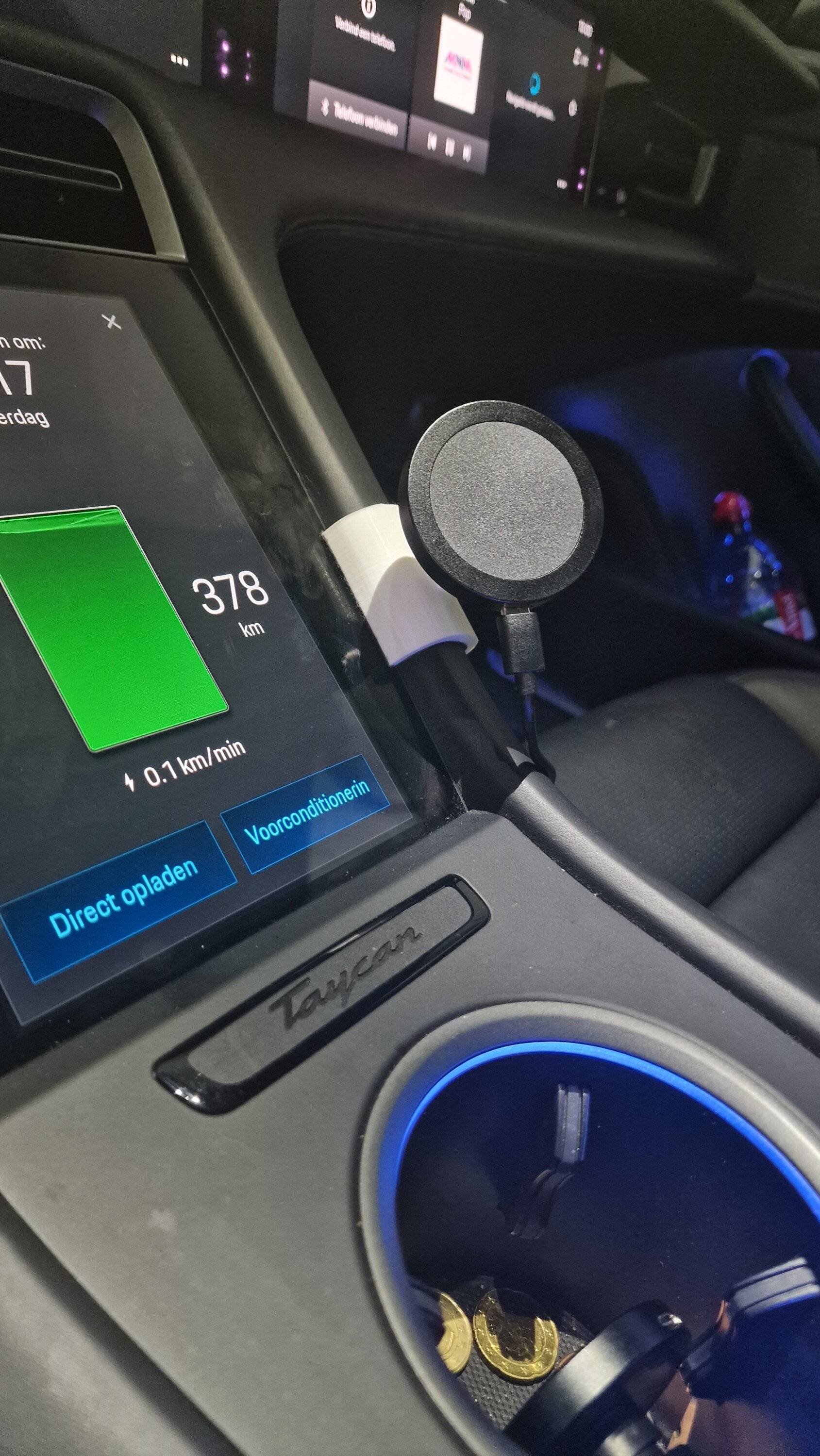 Porsche Taycan My 3D printed Taycan phone holder 20221013_125955