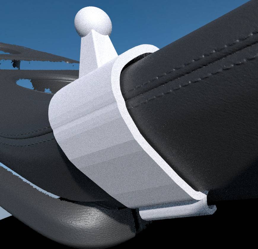 Porsche Taycan My 3D printed Taycan phone holder TaycanMount