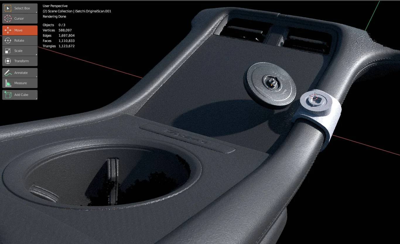 Porsche Taycan My 3D printed Taycan phone holder Taycan2