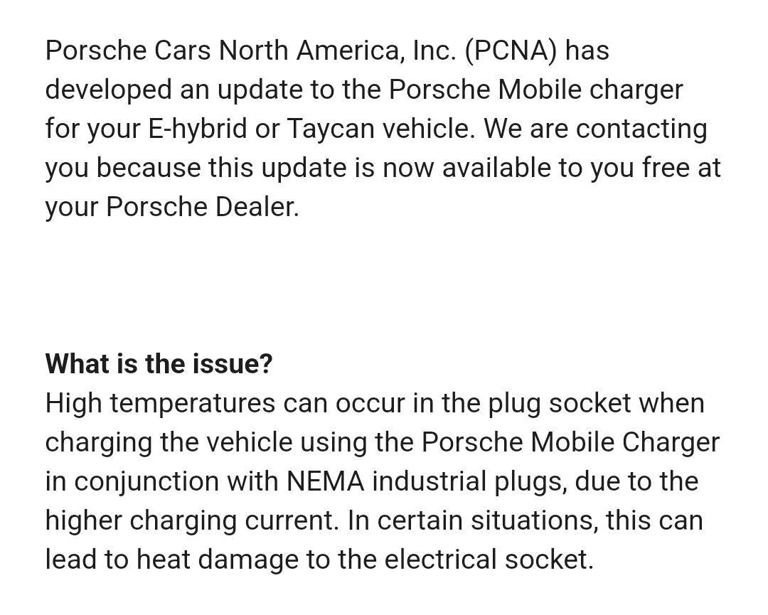 Porsche Taycan NEMA 14-50 plug is dangerously hot!! Screenshot_20221013_170223