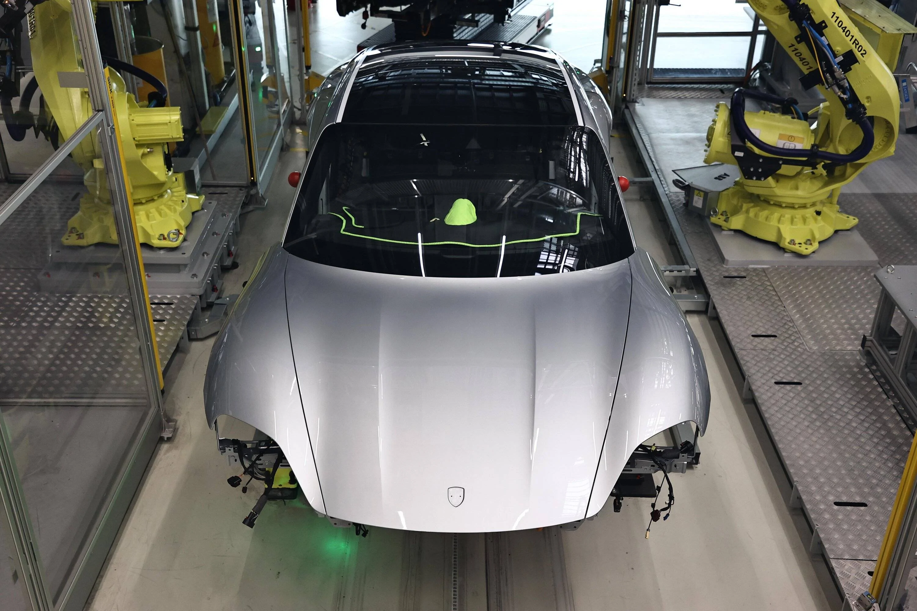 Porsche Taycan 📸  How to Find Your Taycan Production Photo From Assembly Line Taycanprod2