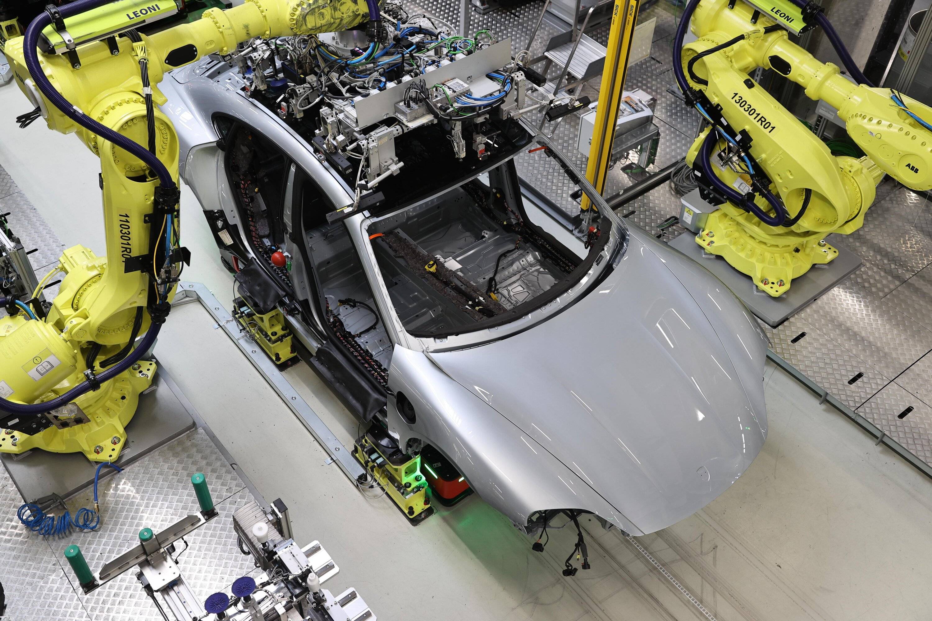 Porsche Taycan 📸  How to Find Your Taycan Production Photo From Assembly Line TaycanProd1