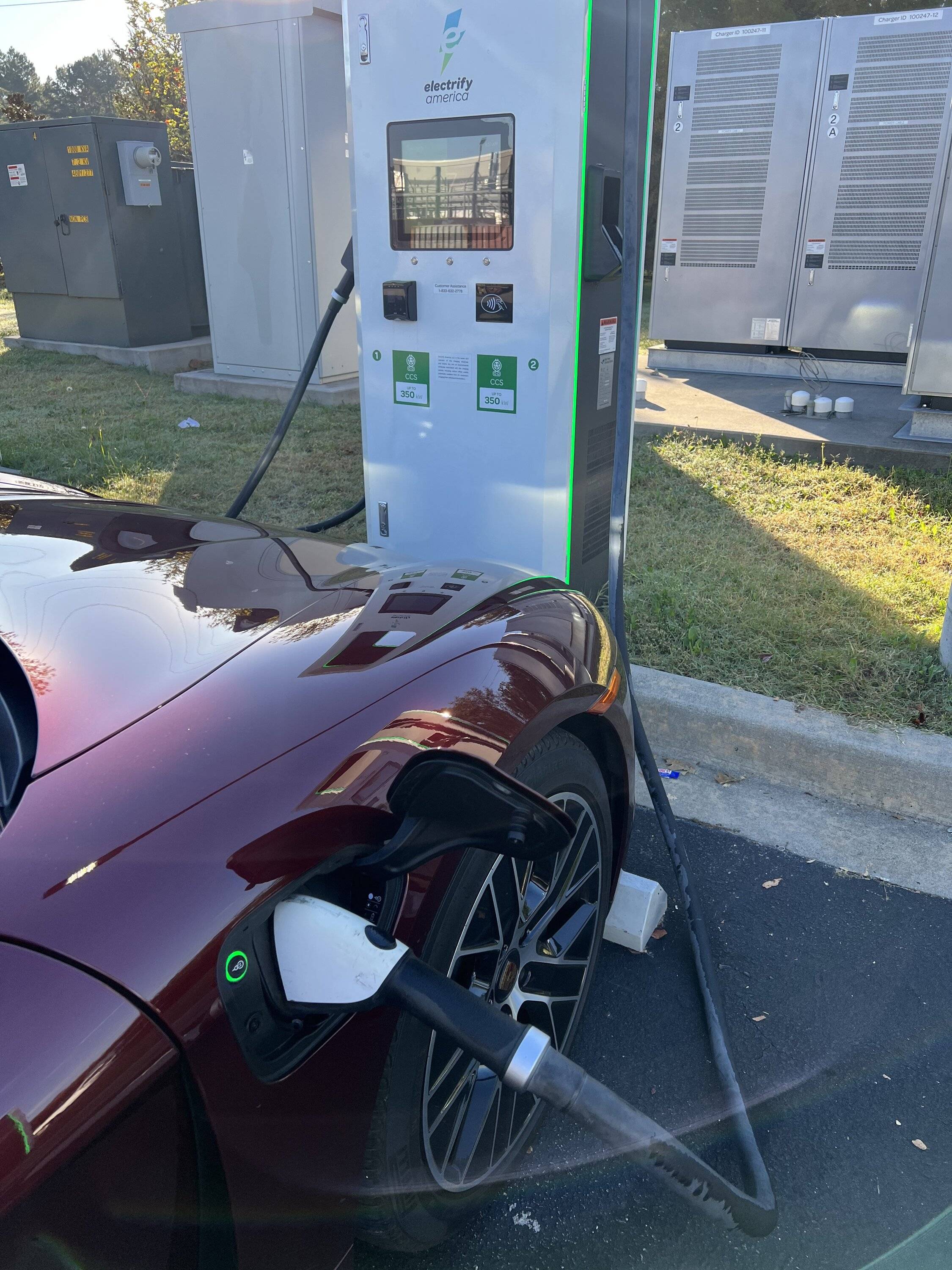 Porsche Taycan Electrify America Plug and charge issues B3301068-68A4-473B-836C-1E4F0090F74C