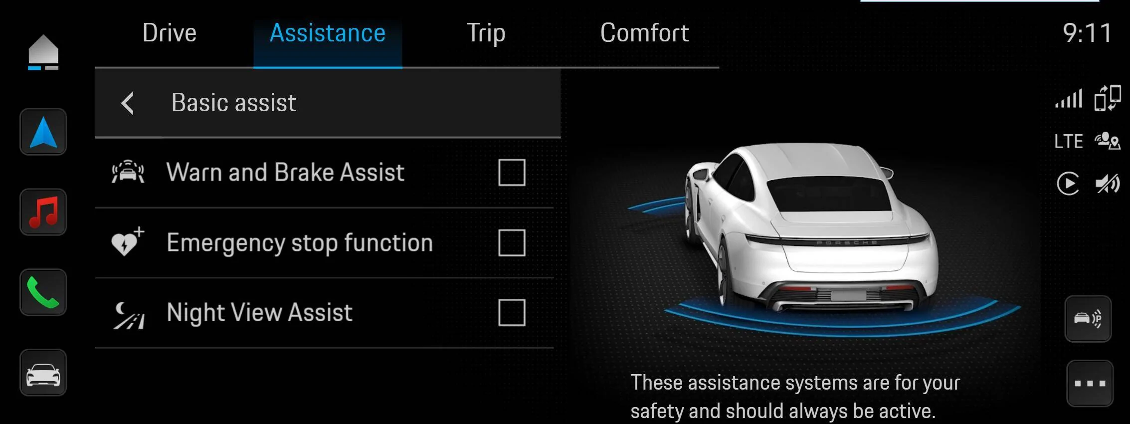 Porsche Taycan Possible to turn off limited visibility warning? 1666004075816