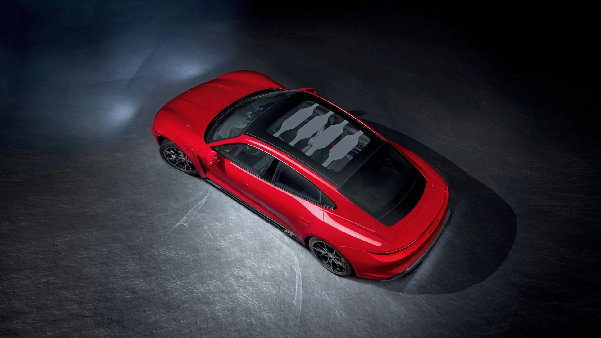 Porsche Taycan Variable light roof Technik_Sunshine_Control4