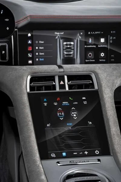 Porsche Taycan Variable light roof Technik_Sunshine_Control5