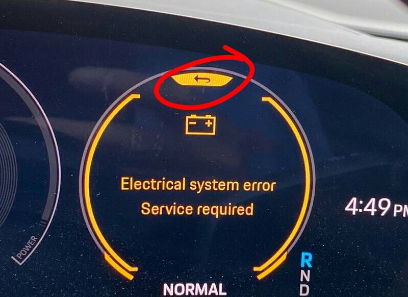 Porsche Taycan How to delete pop-up warnings? 2022-10-19_12.35.18