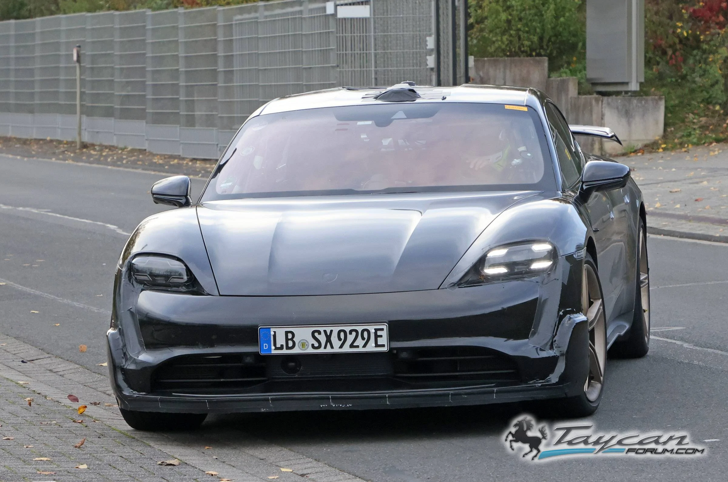 Porsche Taycan 🏁 More Taycan GT Pics & Info: Potential Triple Motor 1000+ HP Model to Take on Model S Plaid Porsche Taycan GT gold wheels 10