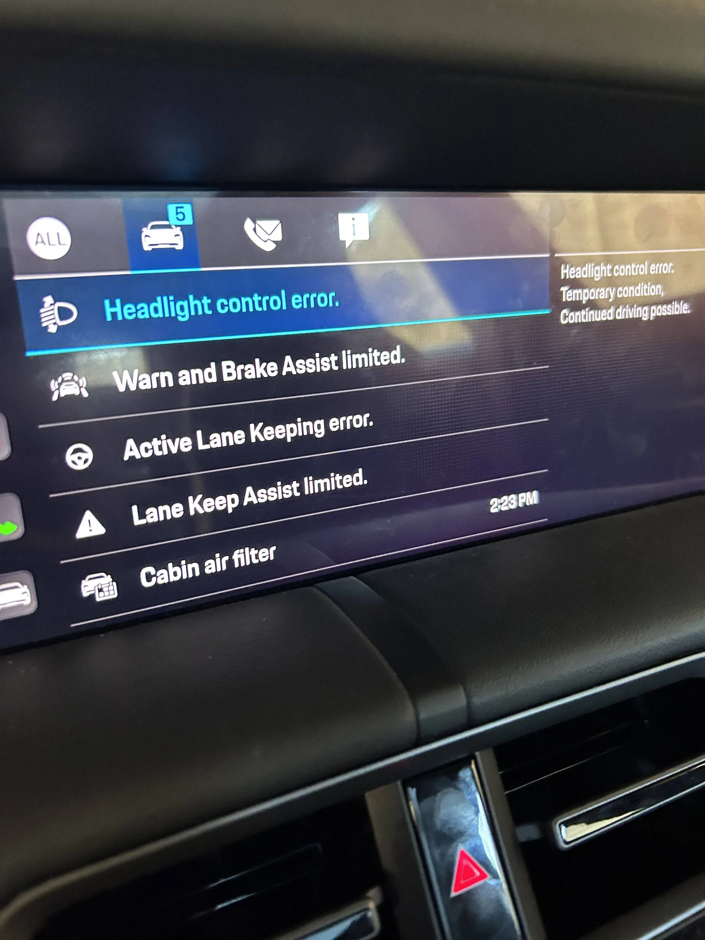 Porsche Taycan Random errors 429F77E2-08B6-4CF3-9817-0401F0465090