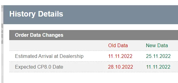 Porsche Taycan UK order status and delays? 1666604757535