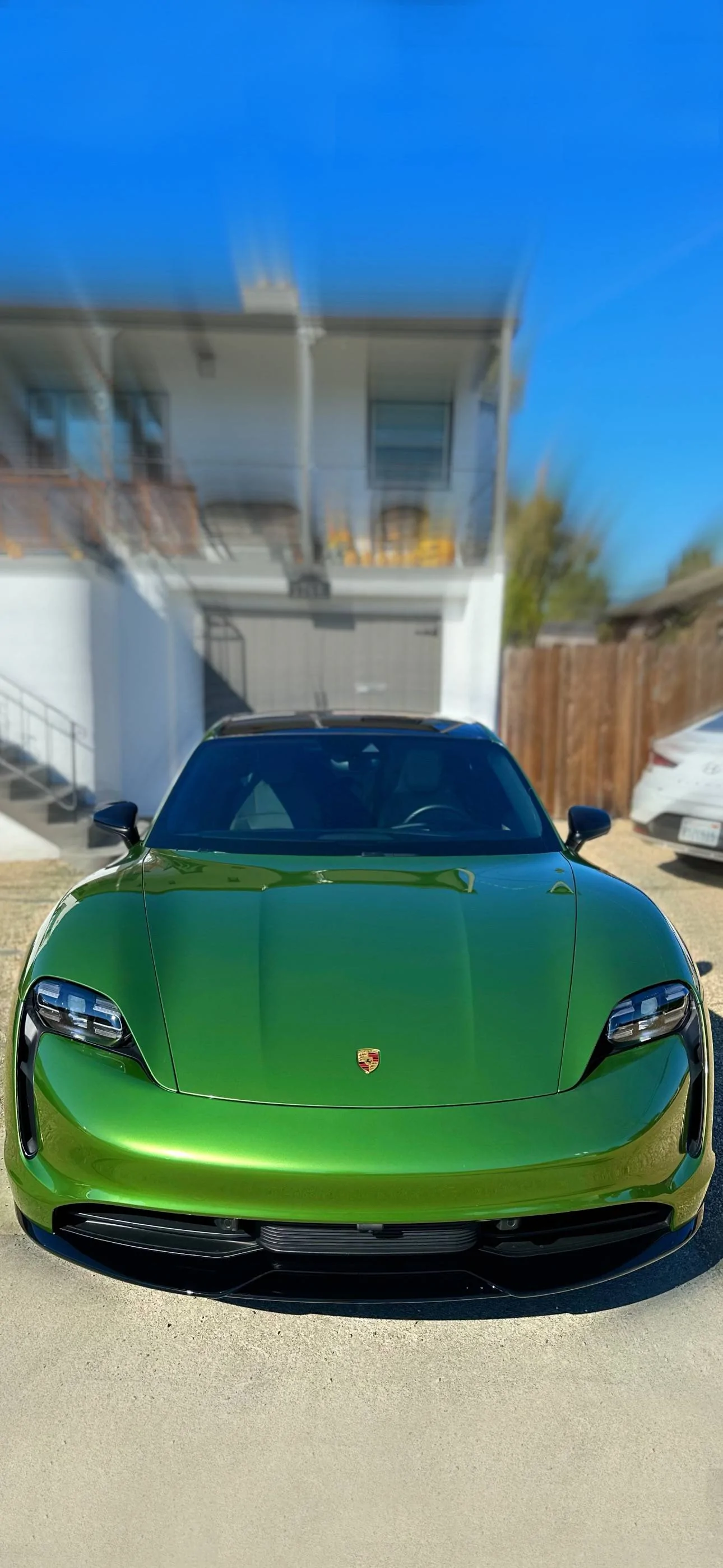 Porsche Taycan Wrapped my Taycan in Mamba Green F3778C9B-0C64-4453-8544-E047C13BBFE1