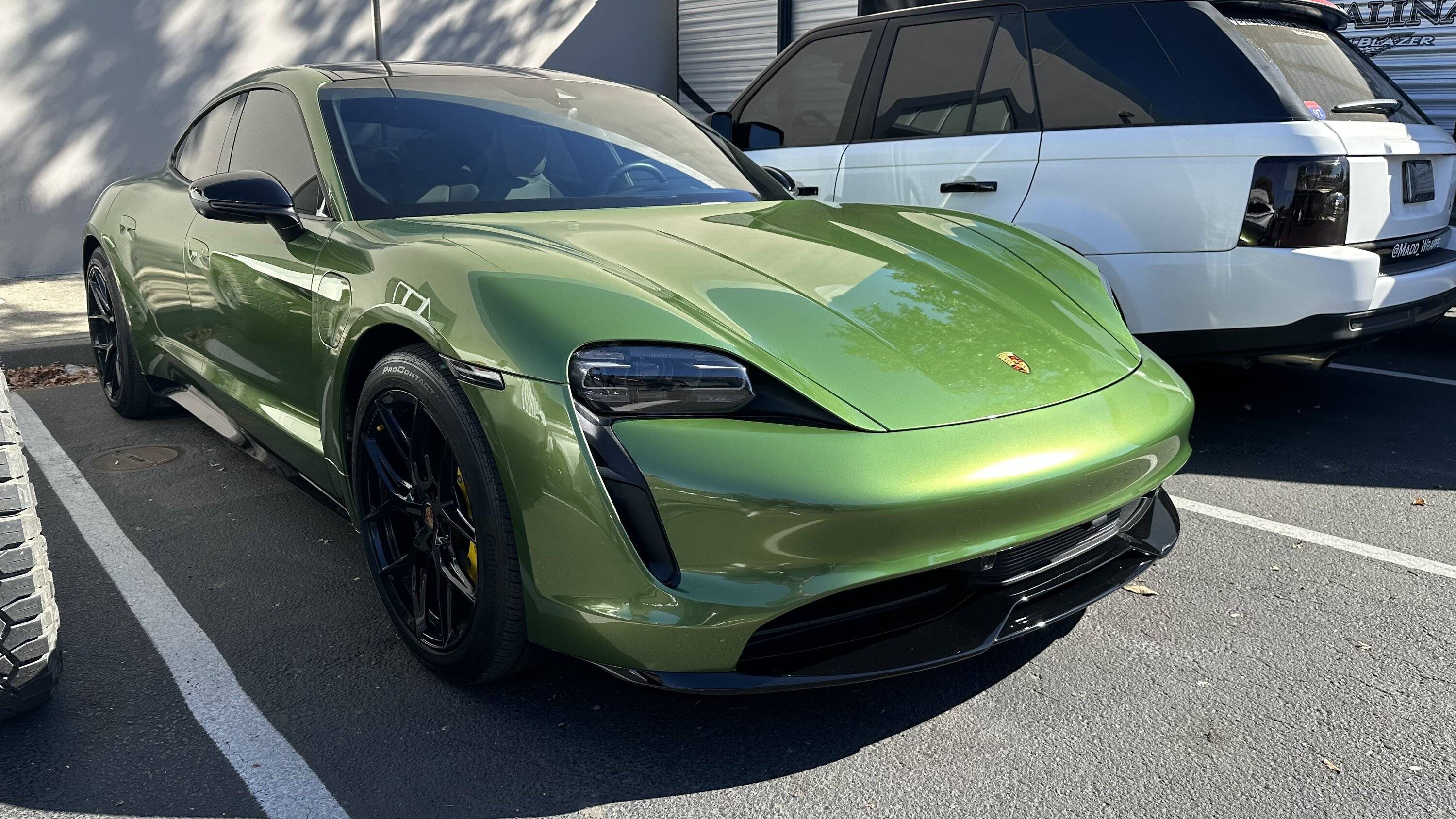 Porsche Taycan Wrapped my Taycan in Mamba Green E47702FE-67CD-43FF-BA4D-DD5E02192FD4